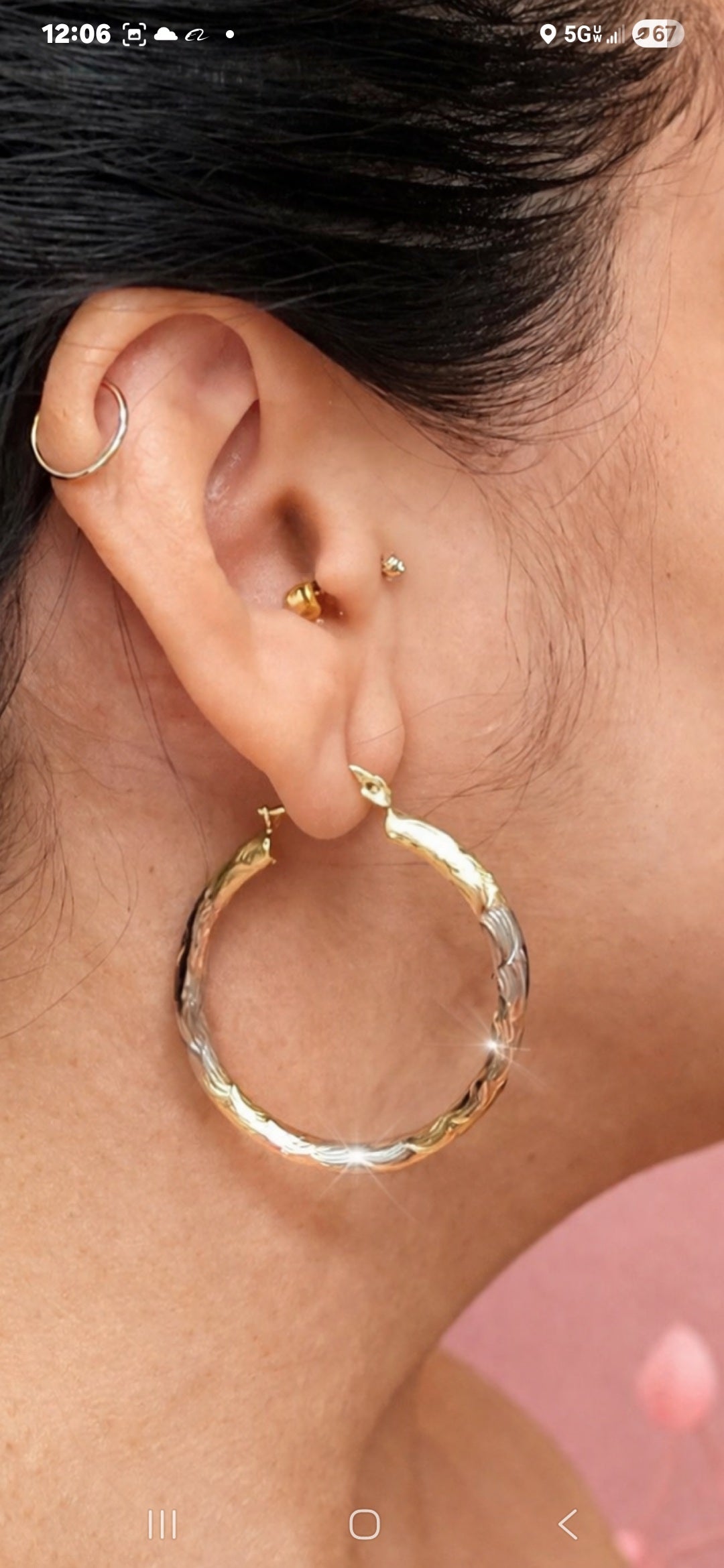 Tricolor hoops