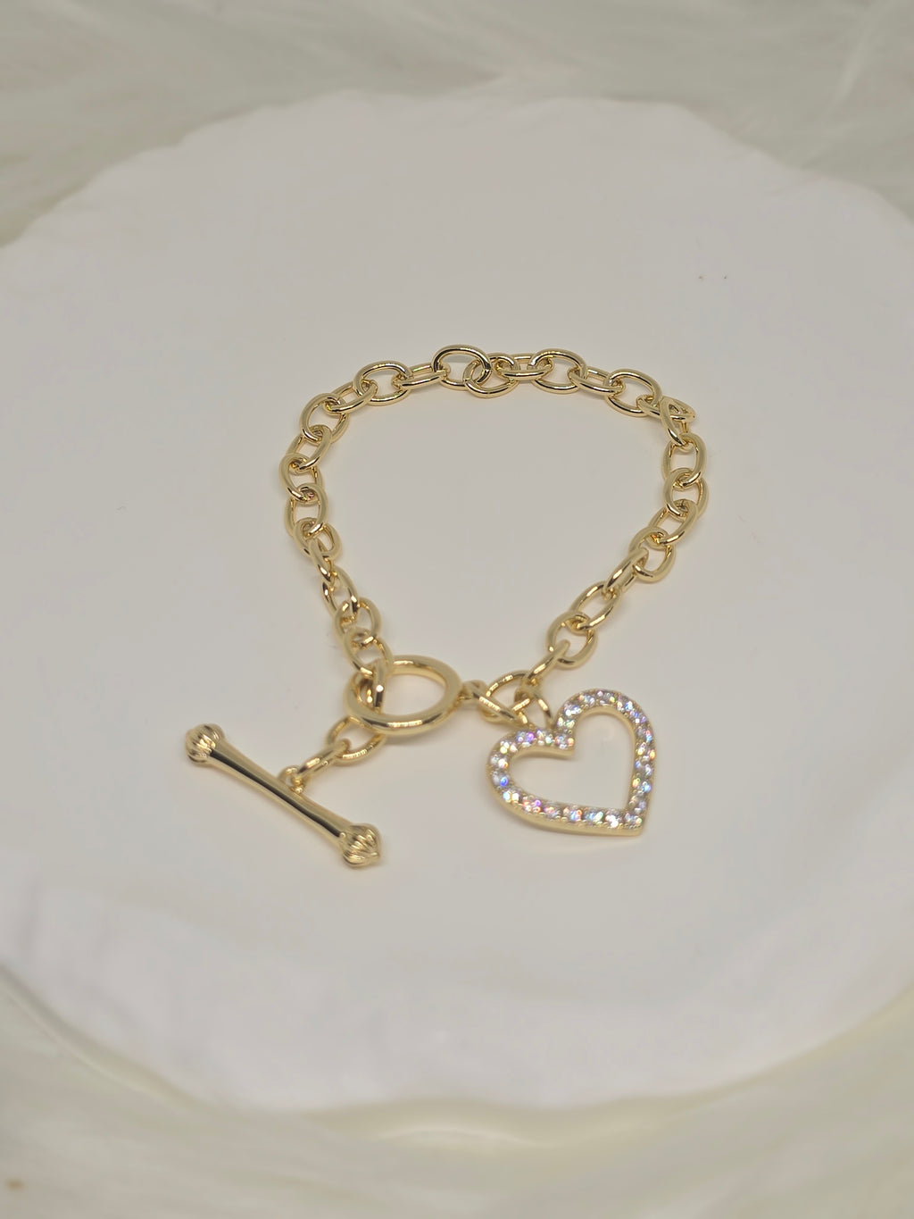 Heart brazalete