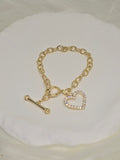 Heart brazalete
