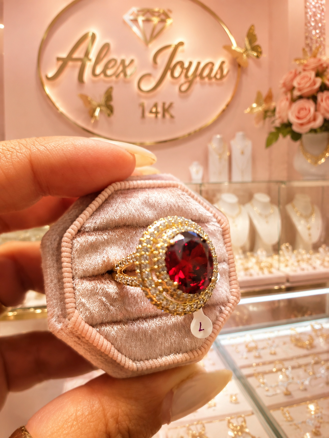 Colorfull zirconia ring