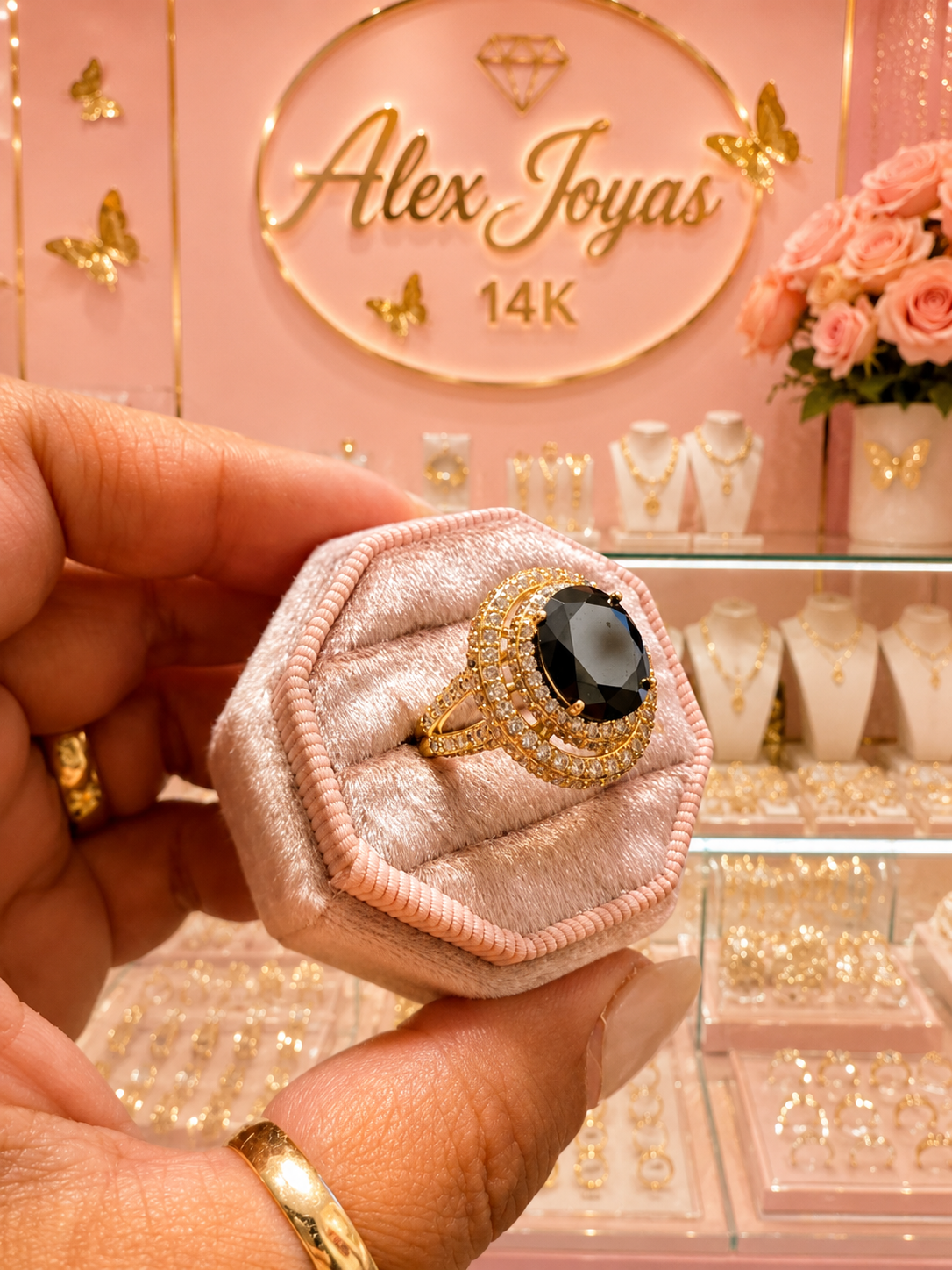 Colorfull zirconia ring